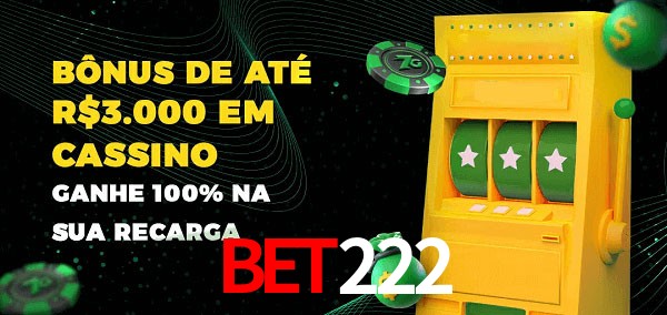 BET222 melhor bônus de depósito